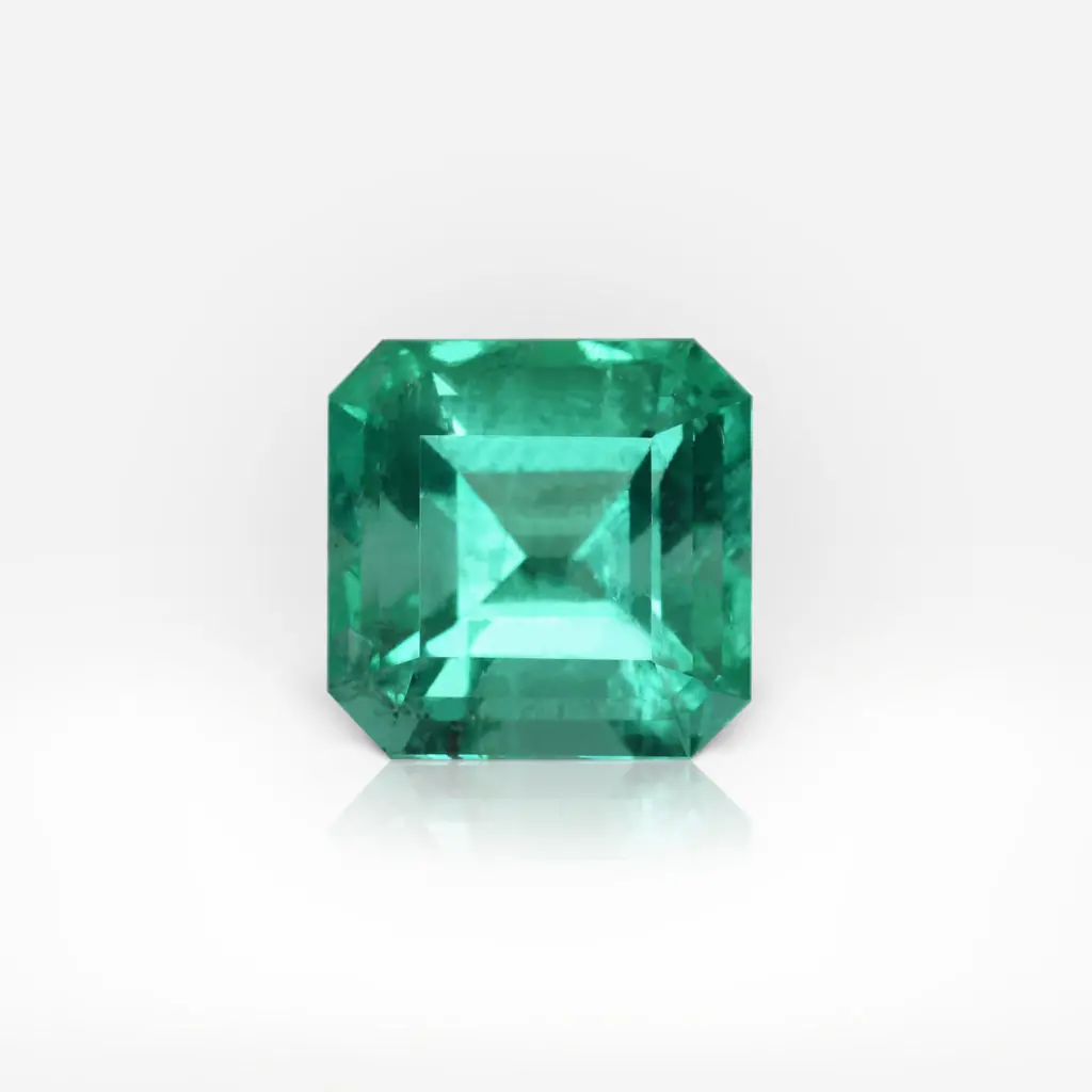 4.61 carat Octagonal Shape Intense Green Colombian Emerald CGL