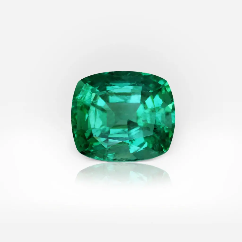 4.88 carat Green Emerald Shape Uralian Emerald - picture 1