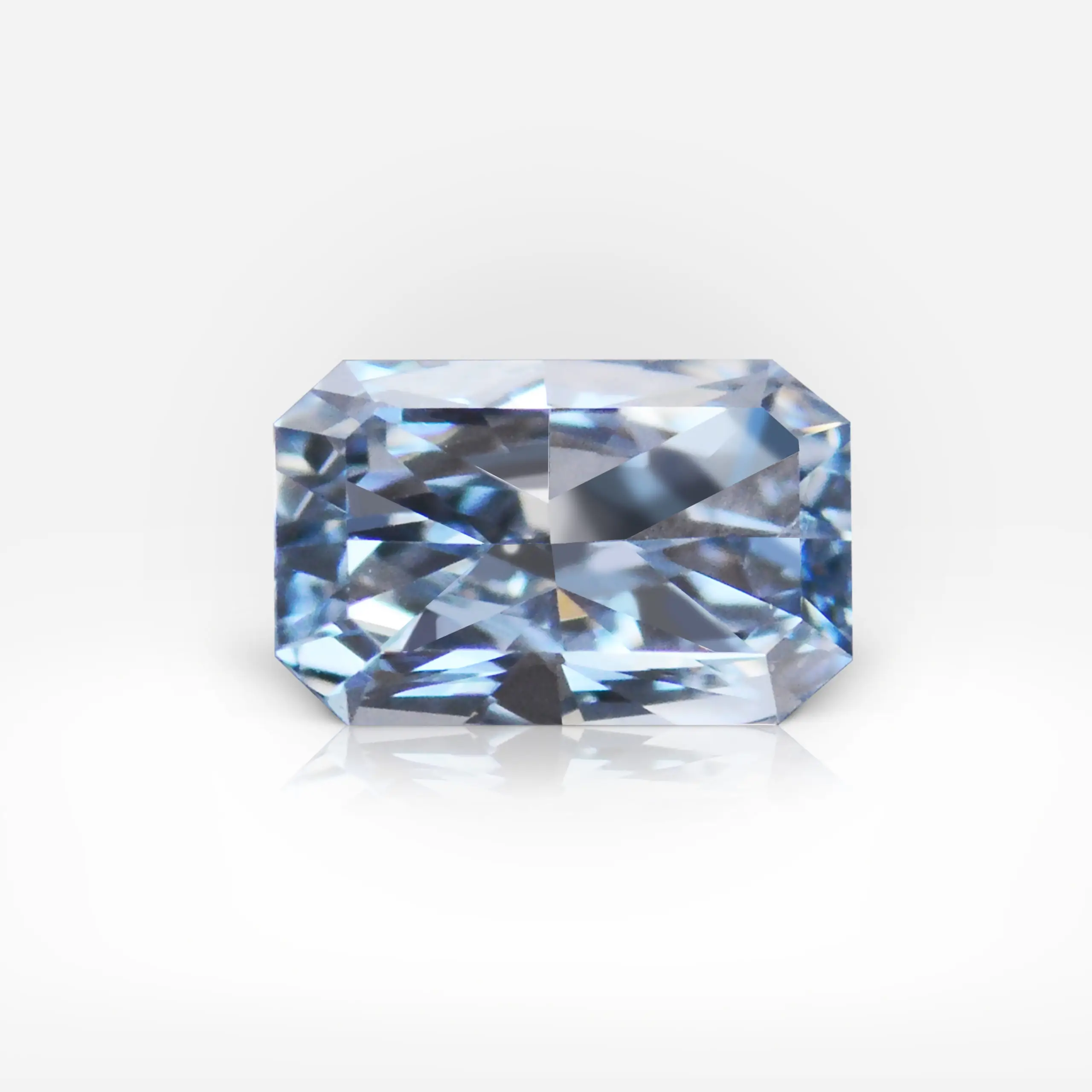 0.14 carat Fancy Blue Radiant Shape Diamond GIA - picture 1