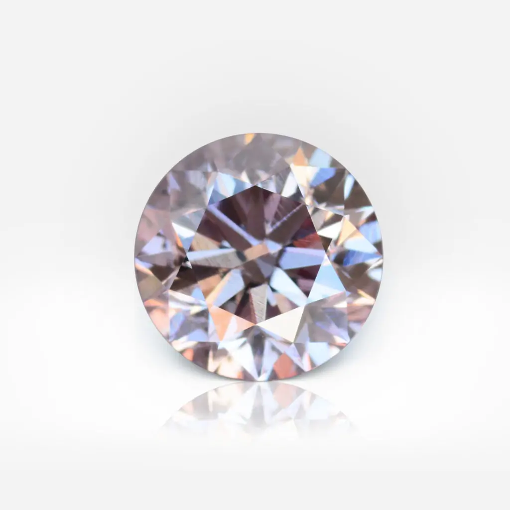0.69 carat Fancy Brownish Orangy Pink SI2 Round Shape Diamond GIA - picture 1