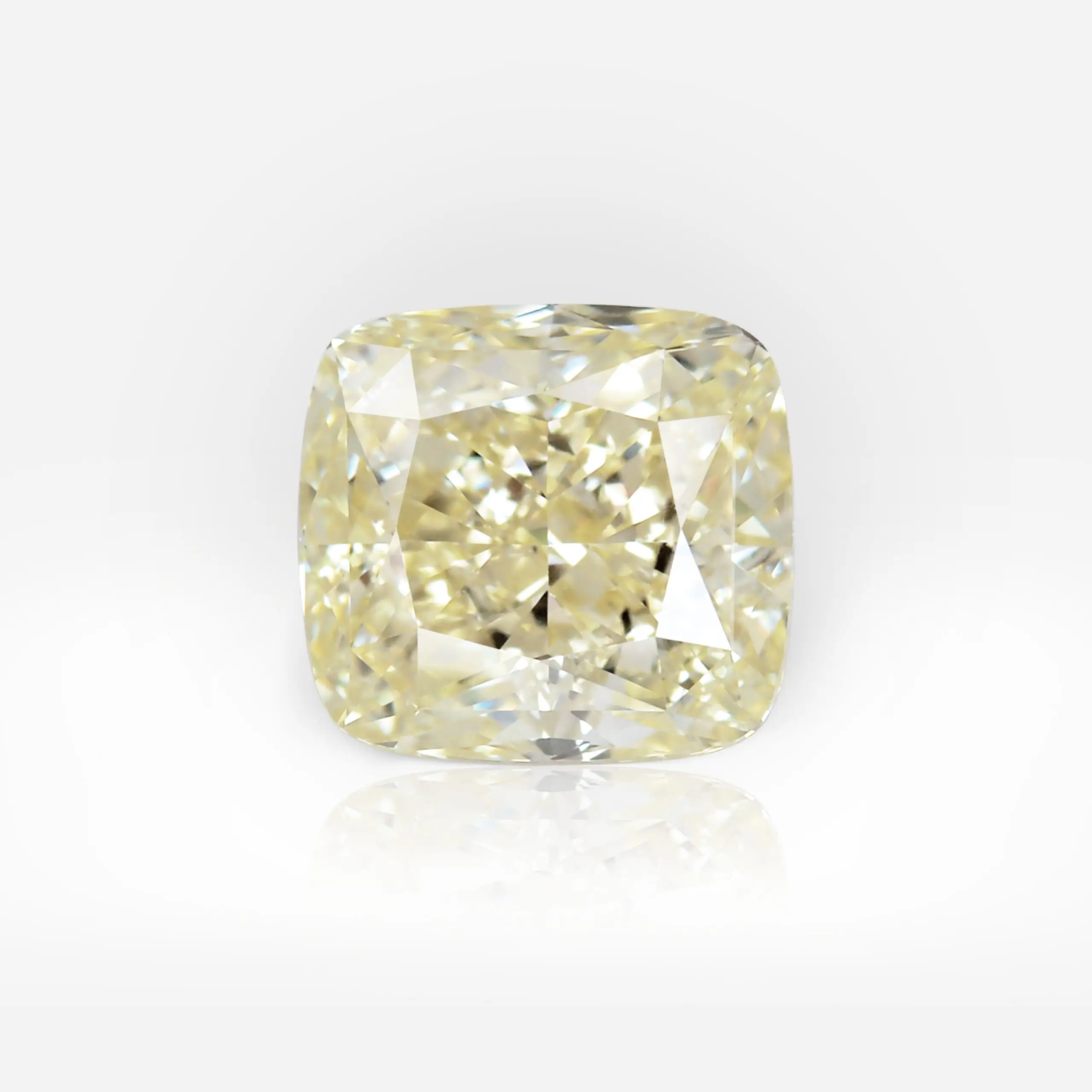 2.11 carat Light Yellow (Y-Z) VS1 Cushion Shape Diamond GIA - picture 1