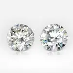 0.51 and 0.53 carat Pair of G / I VS2 Round Shape Diamond HRD - thumb picture 1
