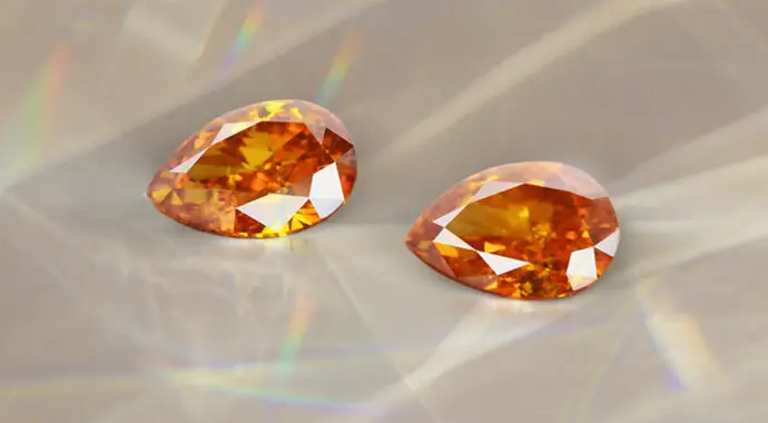 O for Orange Diamond