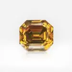 4.24 carat Fancy Deep Brownish Yellowish Orange SI1 Emerald Shape Diamond GIA - thumb picture 1