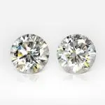 1.0 and 1.0 carat Pair of G VS2 / VS1 Round Shape Diamonds GIA - thumb picture 1