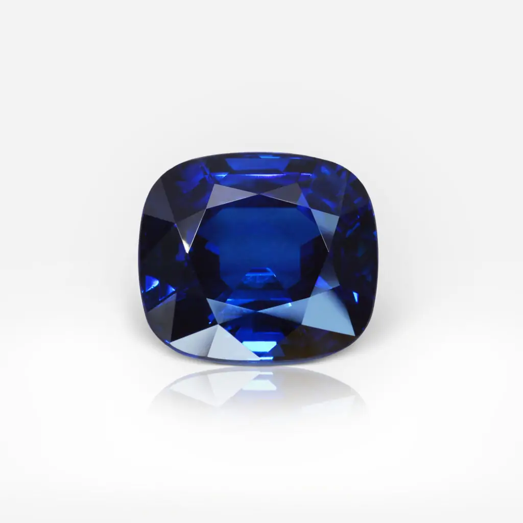 23.41 carat Cushion Shape Burmese Strong Blue Sapphire SSEF