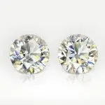 1.04 and 1.01 carat Pair of H VS2 Round Shape Diamonds GIA - thumb picture 1