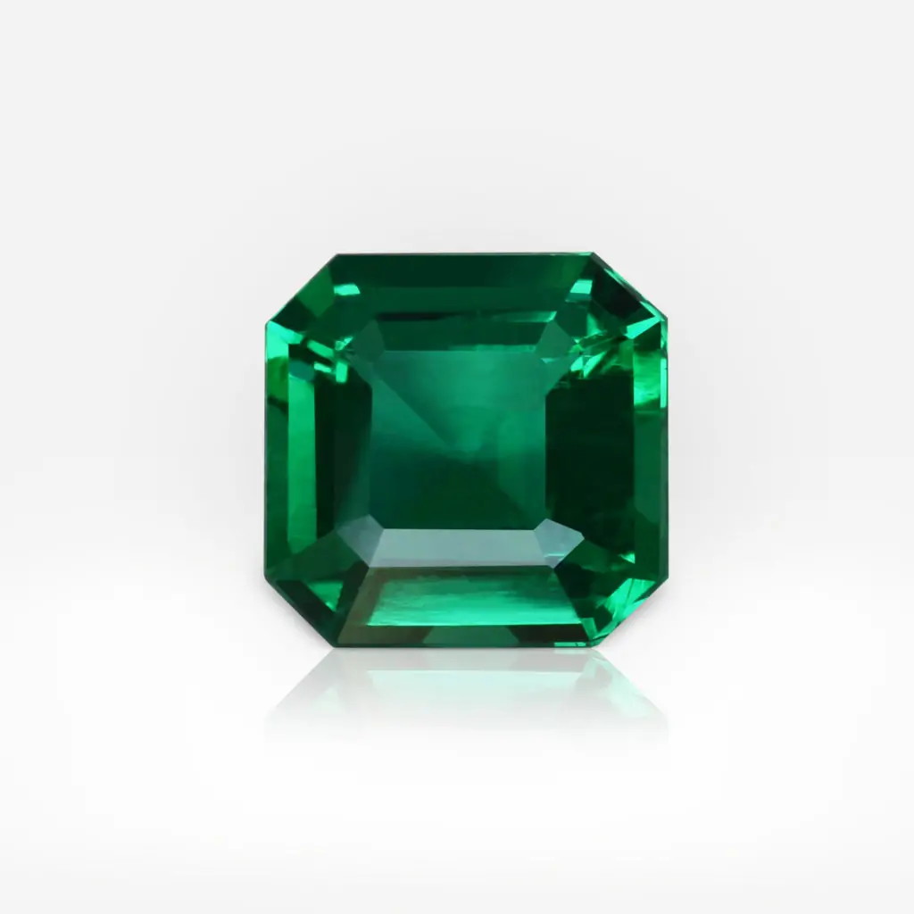 1.15 carat Vivid Green Octagonal Shape Zambian Emerald - picture 1