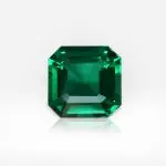 1.15 carat Vivid Green Octagonal Shape Zambian Emerald - thumb picture 1