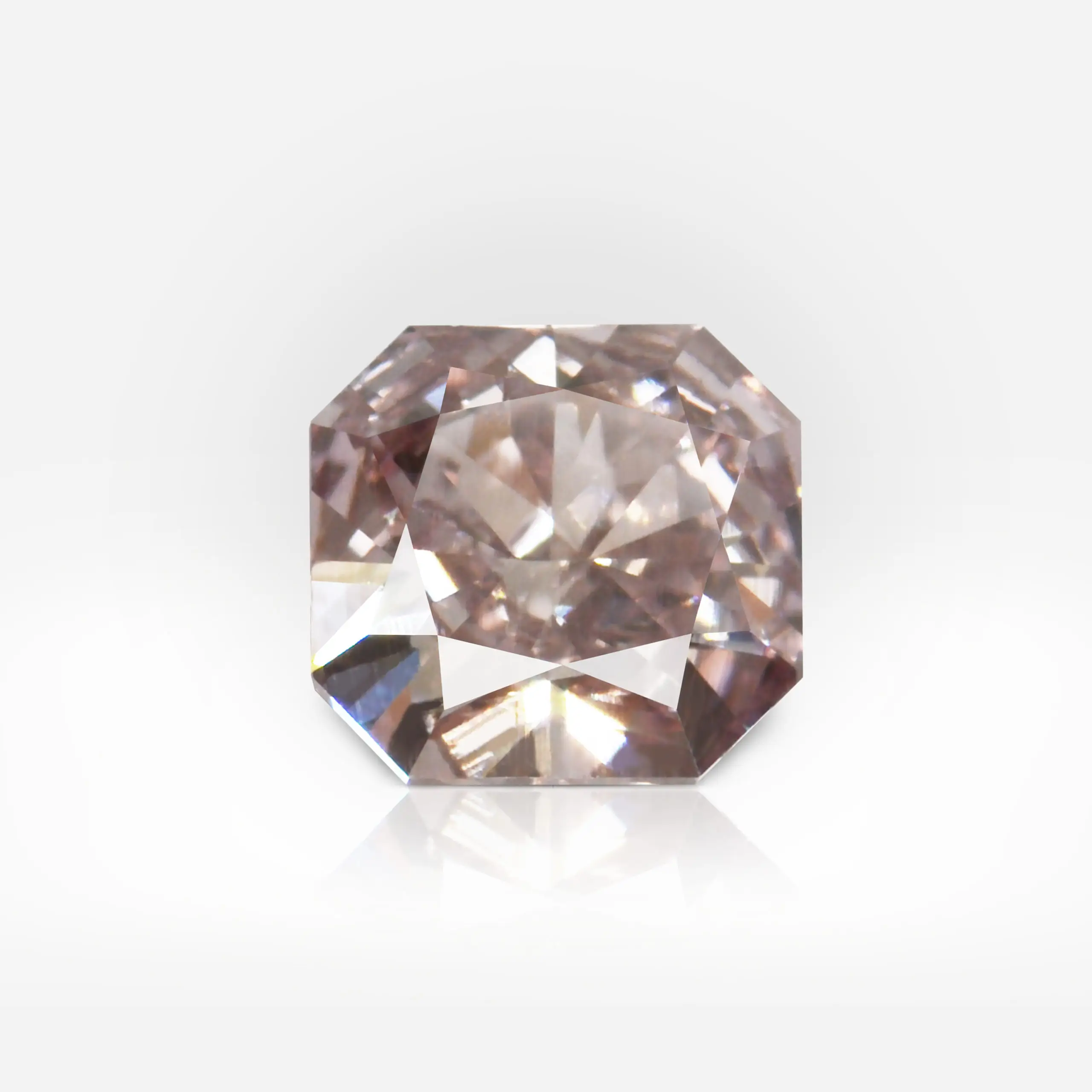 0.94 carat Fancy Pink Brown Radiant Shape Diamond GIA - picture 1