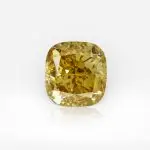 0.95 carat Fancy Deep Yellow VS2 Cushion Shape Diamond GIA - thumb picture 1