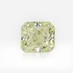 0.47 carat Fancy Green Yellow SI1 Radiant Shape Diamond GIA - thumb picture 1