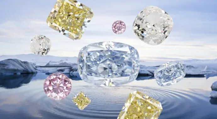 Winter diamonds and gems
