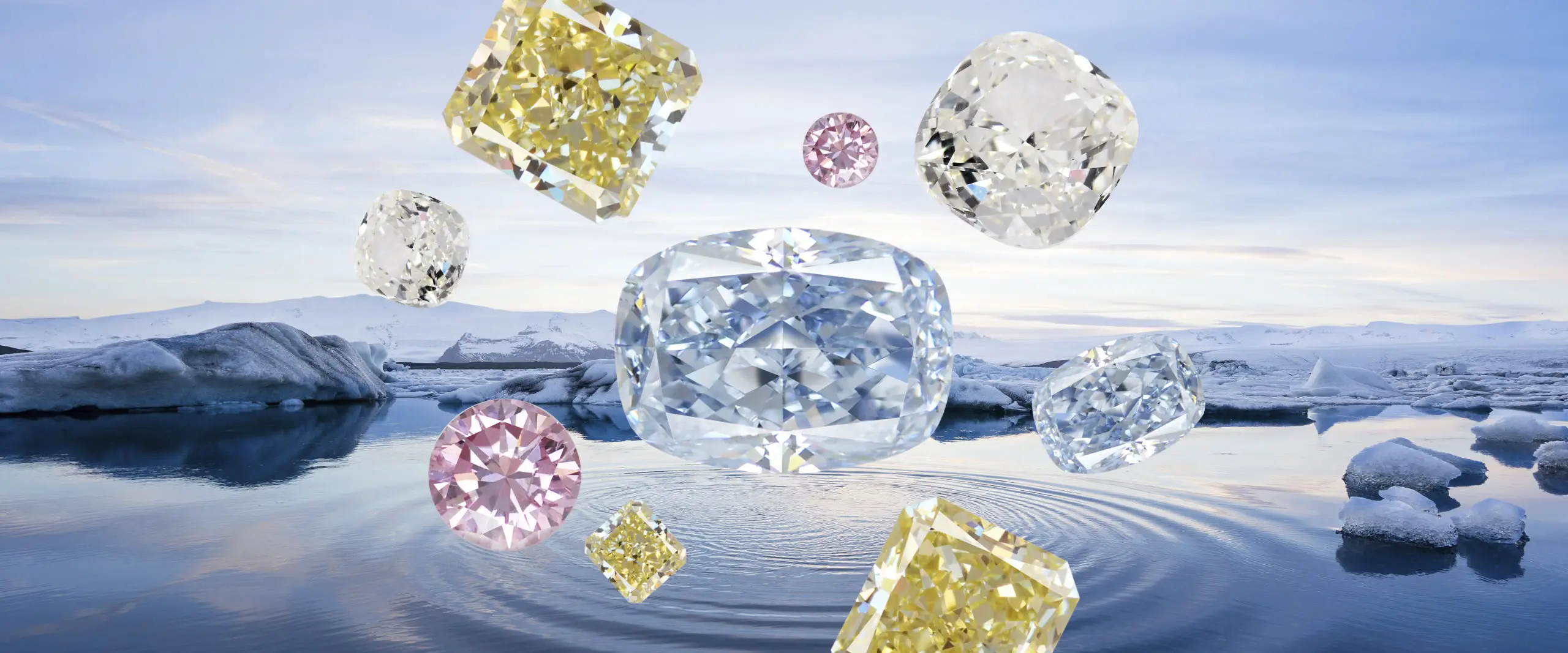 Winter diamonds and gems