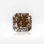 1.68 carat Fancy Yellow Brown VS1 Radiant Shape Diamond GIA - thumb picture 1