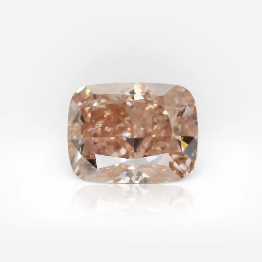 0.44 carat Fancy Brown Orange I1 Cushion Shape Diamond GIA