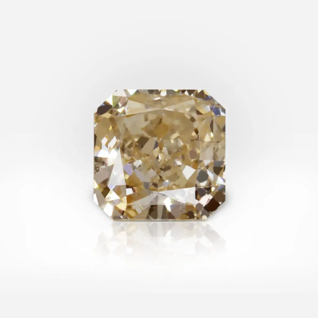 0.58 carat Fancy Yellowish Orange Radiant Shape Diamond GIA