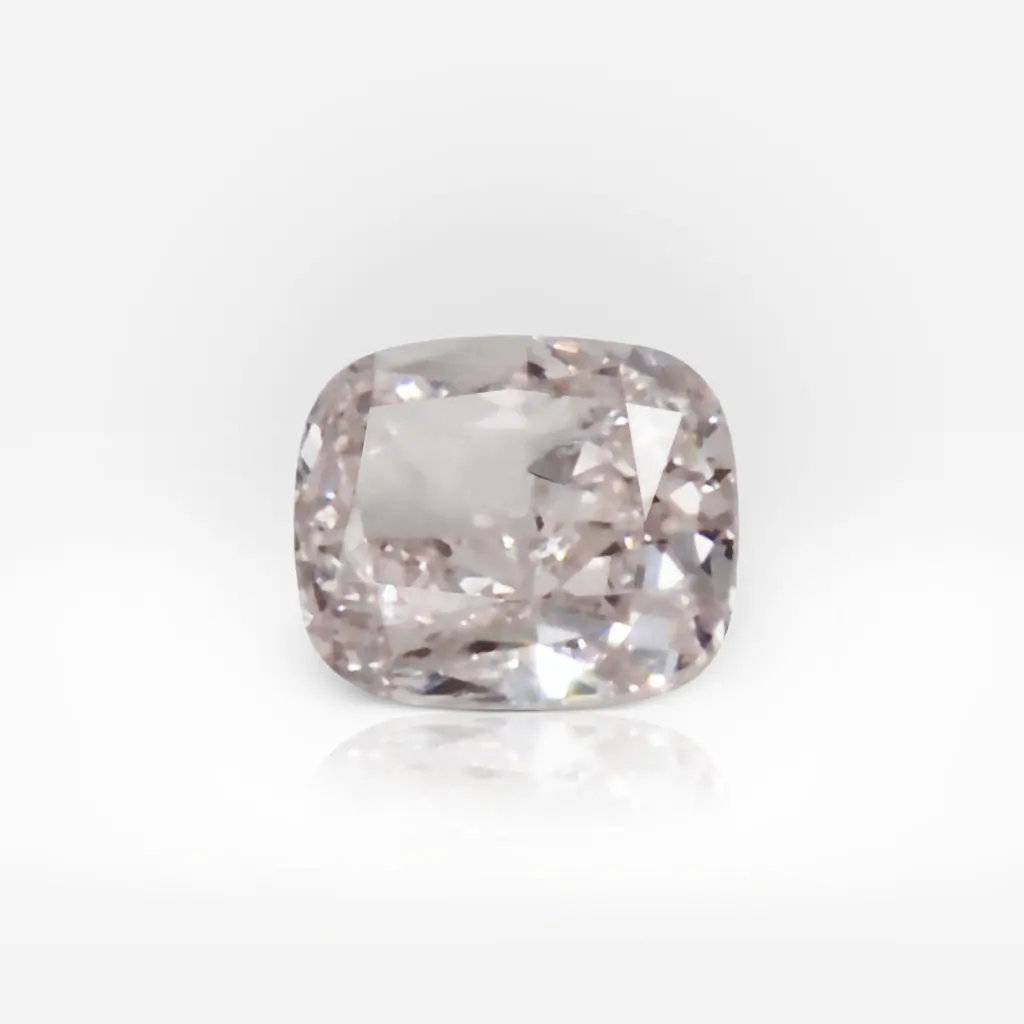 0.15 carat Fancy Light Pink Cushion Shape Diamond GIA