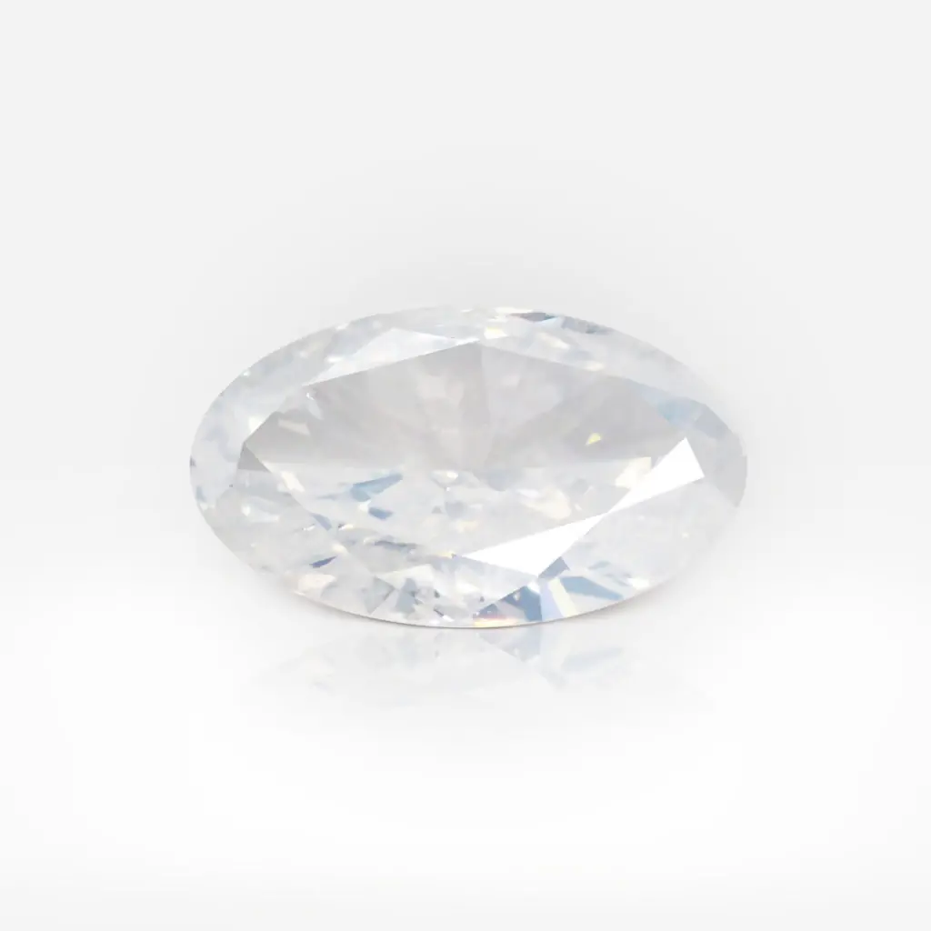 1.51 carat Fancy White Oval Shape Diamond GIA