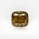 0.27 carat Fancy Deep Orange Yellow SI2 Cushion Diamond GIA - thumb picture 1