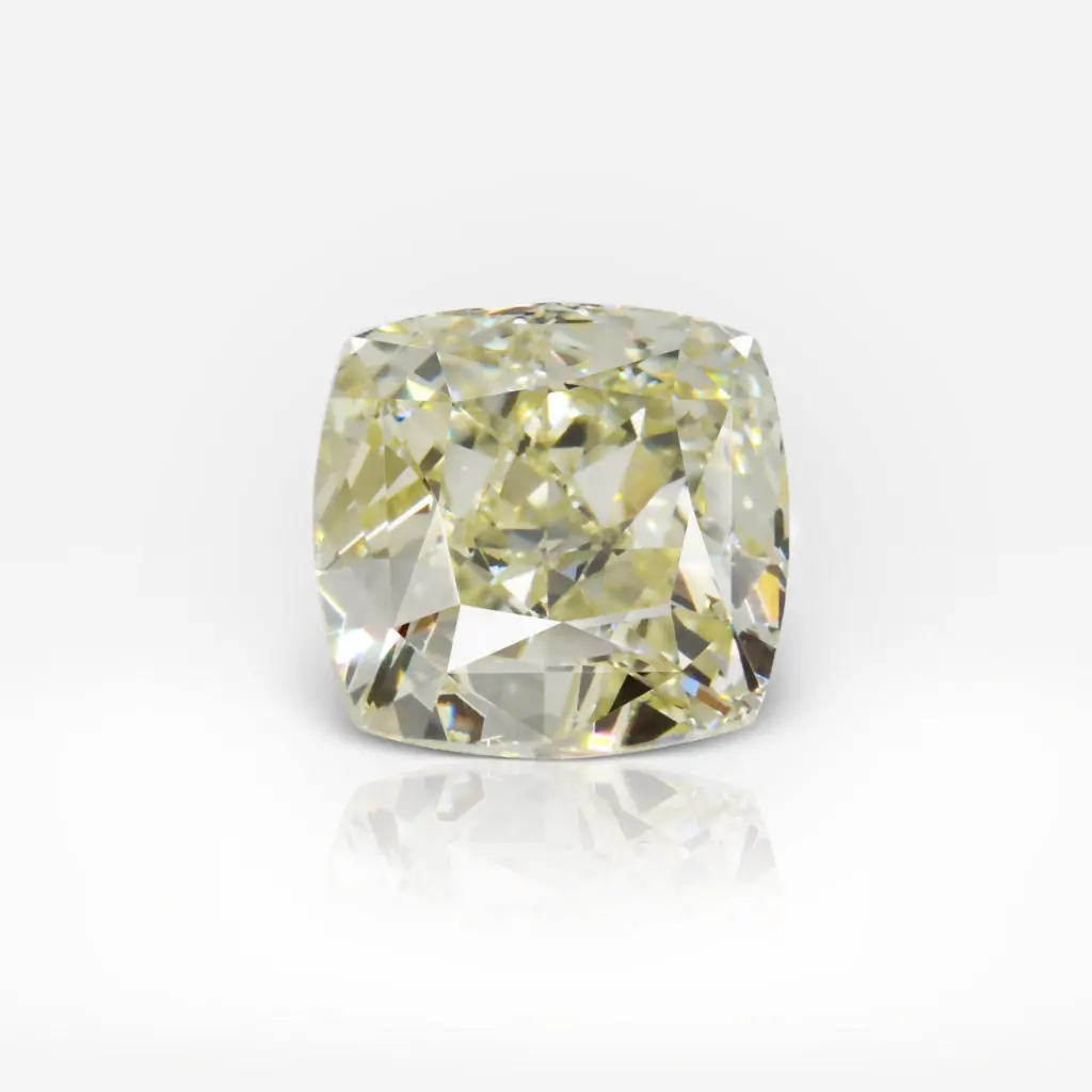 1.71 carat Fancy Light Brownish Greenish Yellow VS2 Radiant Shape Diamond GIA - picture 1