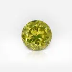 0.45 carat Fancy Vivid Green Yellow SI2 Round Shape Diamond GIA - thumb picture 1