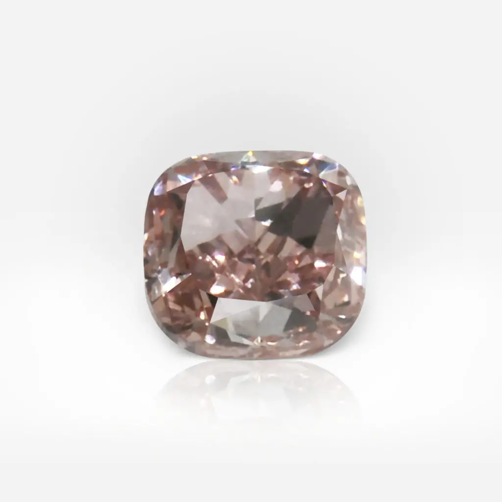 0.21 carat Fancy Orange Pink VS2 Cushion Shape Diamond GIA - picture 1