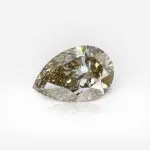 2.01 carat Fancy Brownish Greenish Yellow VS2 Pear Shape Diamond GIA - thumb picture 1
