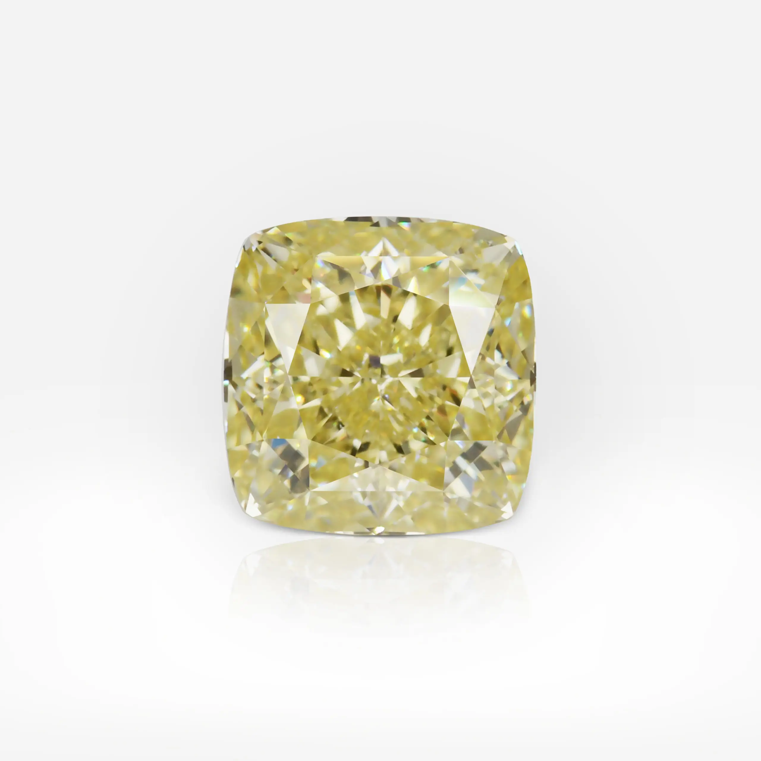 1.73 carat Fancy Yellow VS2 Cushion Shape Diamond GIA - picture 1
