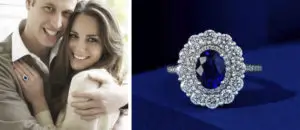 Colored engagement rings of celebs