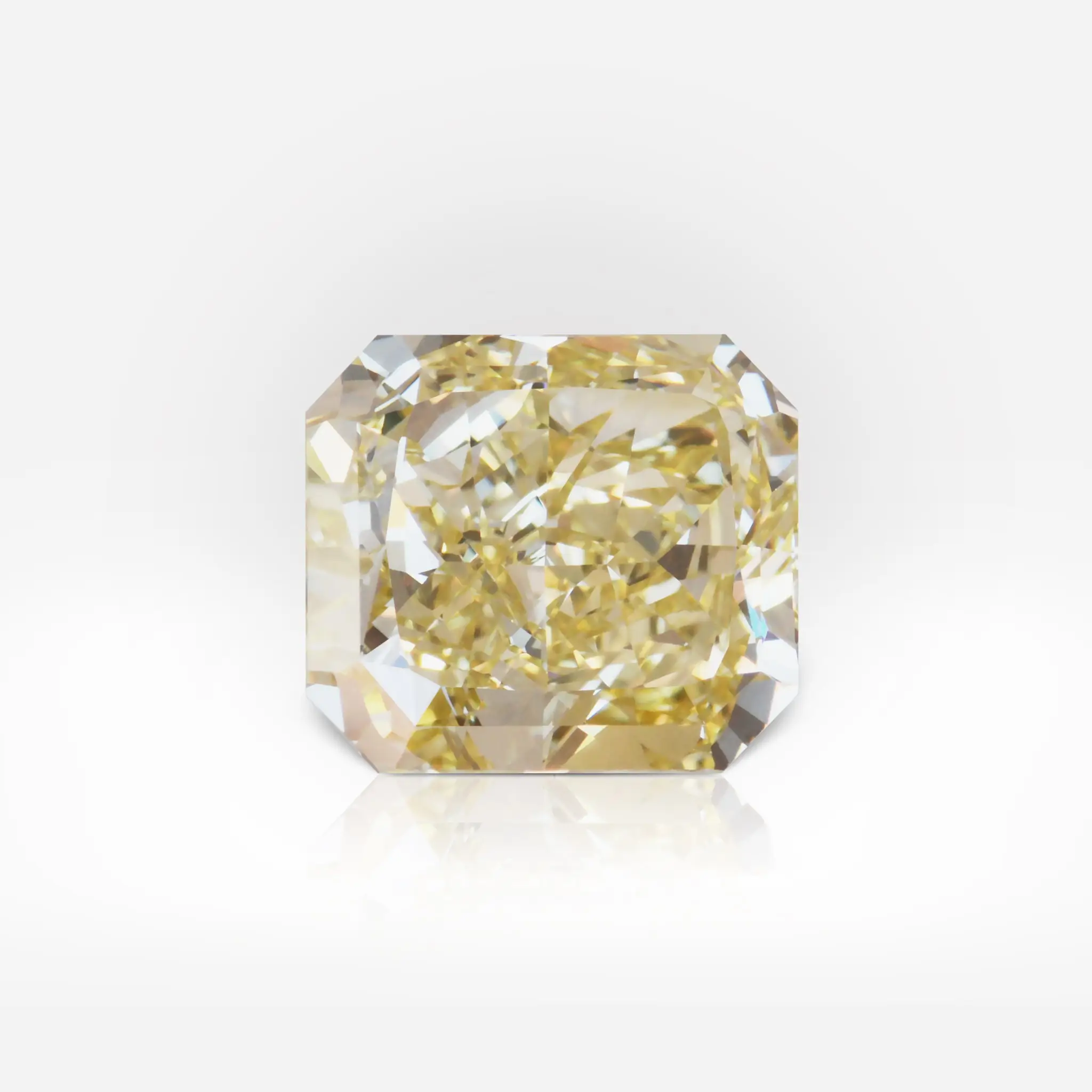 7.05 carat Fancy Intense Yellow VVS2 Radiant Shape Diamond GIA - picture 1