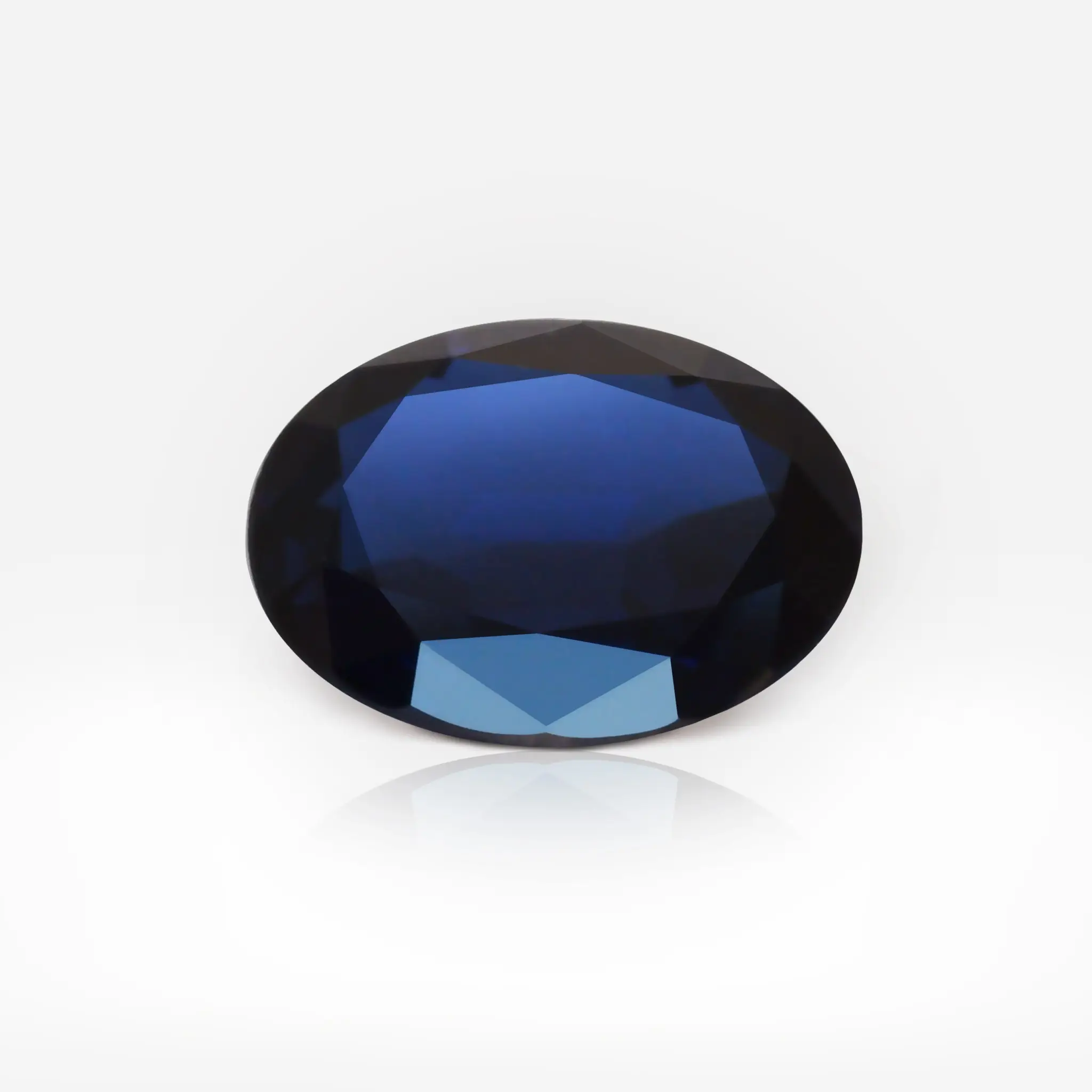 1.69 carat Oval Shape Deep Blue Sapphire ALGT - picture 1