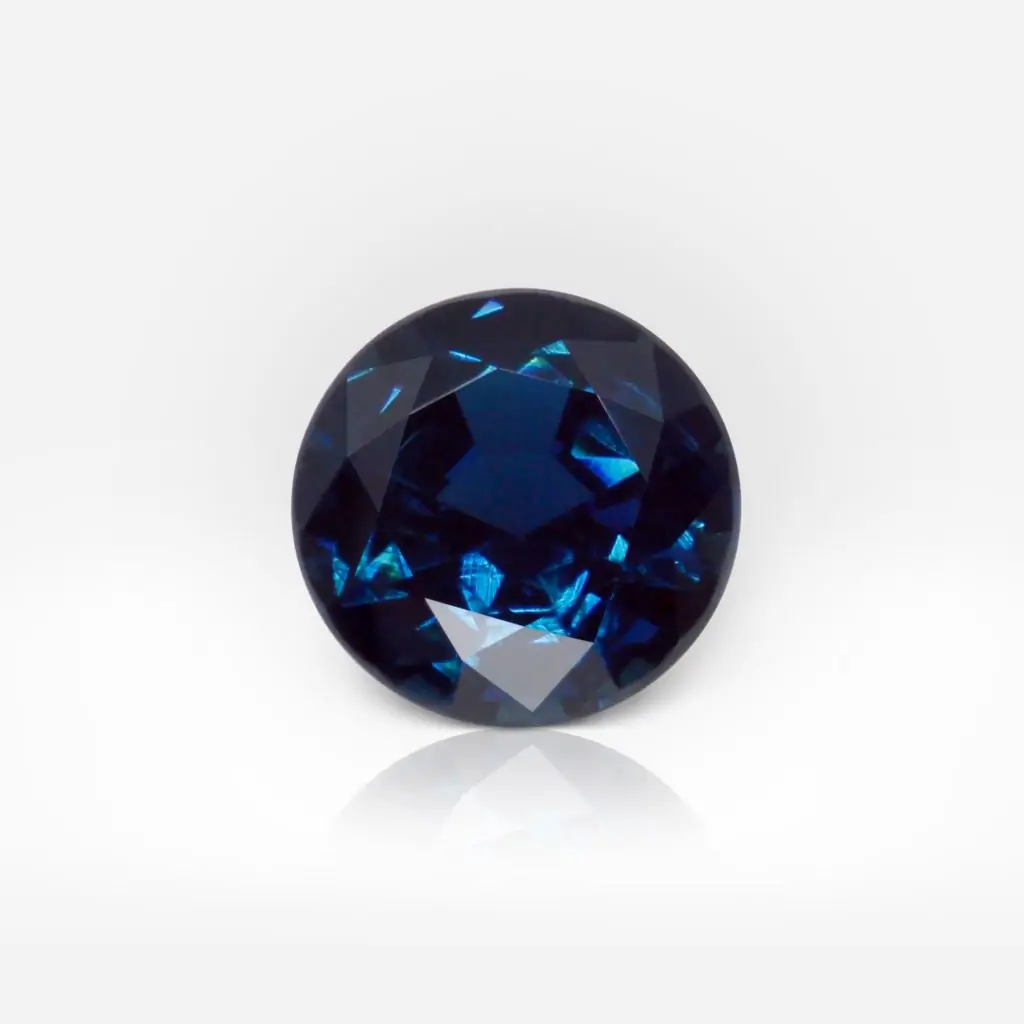 2.35 carat Round Shape Australian Deep Blue Sapphire - picture 1
