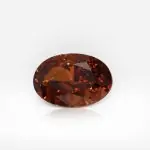 0.62 carat Fancy Deep Brownish Orange SI2 Oval Shape Diamond - thumb picture 1
