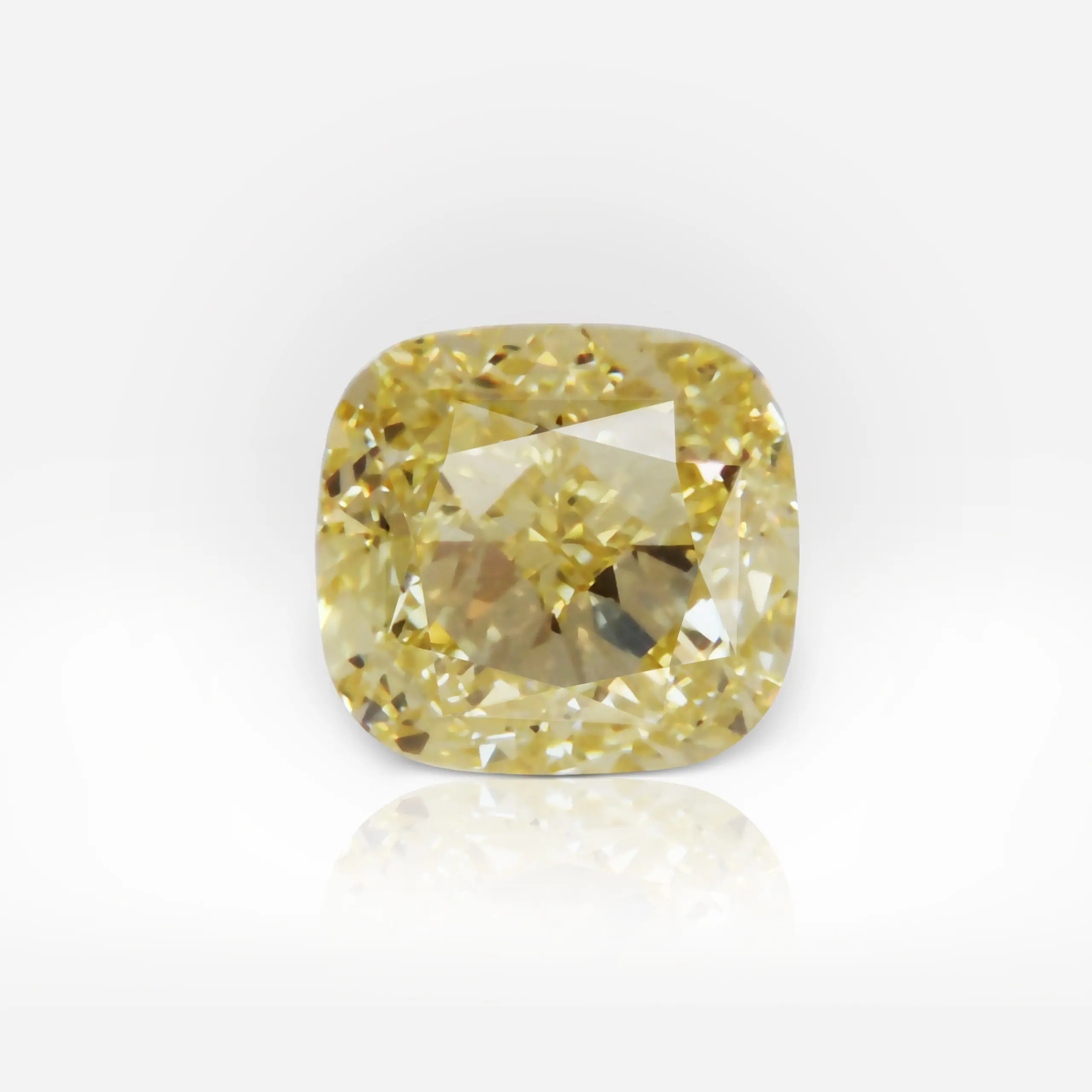 1.01 carat Fancy Yellow VVS2 Cushion Shape Diamond GIA - picture 1
