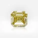 4.05 carat Fancy Vivid Yellow VS2 Square Emerald Shape Diamond GIA - thumb picture 1