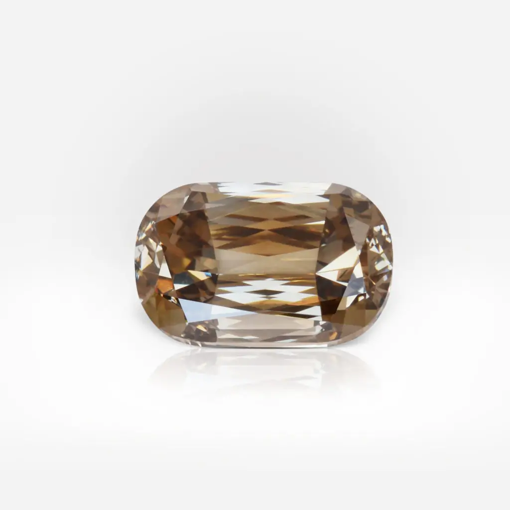 3.00 carat Fancy Yellow Brown VS2 Ashoka Shape Diamond GIA - picture 1
