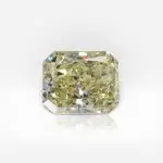 1.01 carat Fancy Light Yellow SI2 Radiant Shape Diamond GIA - thumb picture 1