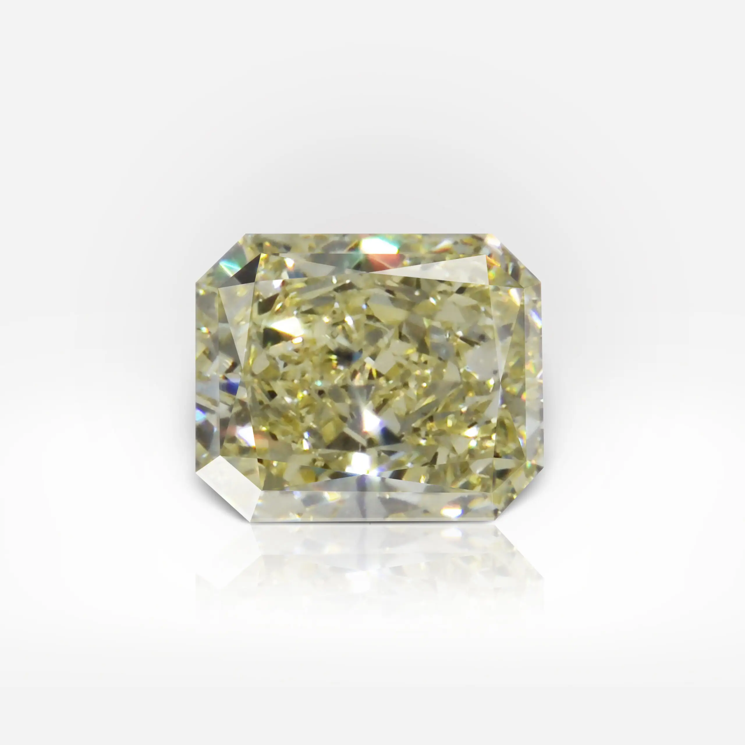 1.01 carat Fancy Light Yellow SI2 Radiant Shape Diamond GIA - picture 1