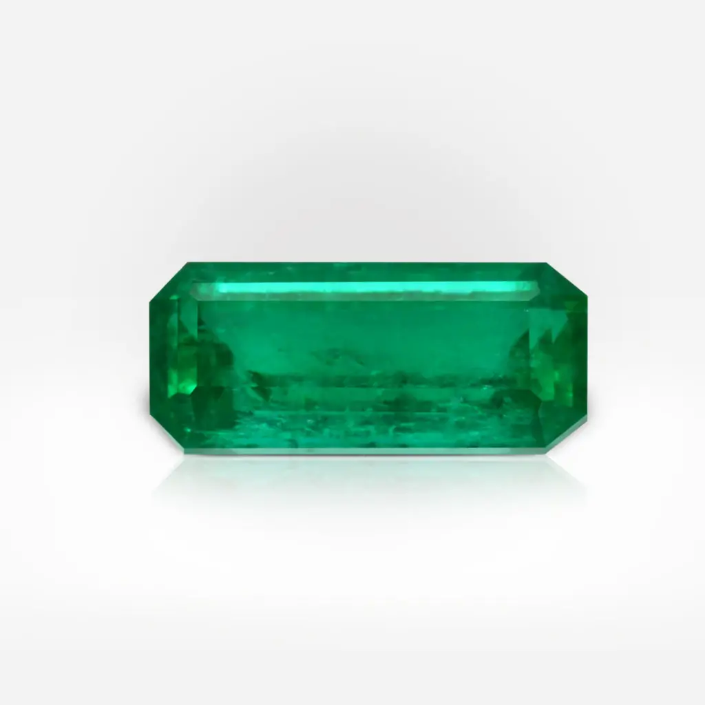1.90 carat Emerald Shape Vivid Green Emerald