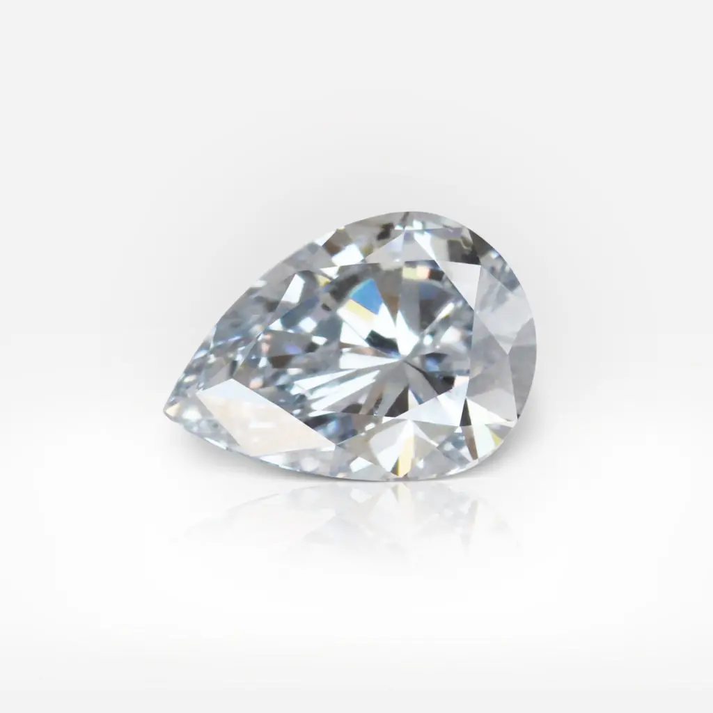 0.62 carat Fancy Blue VS1 Pear Shape Diamond GIA