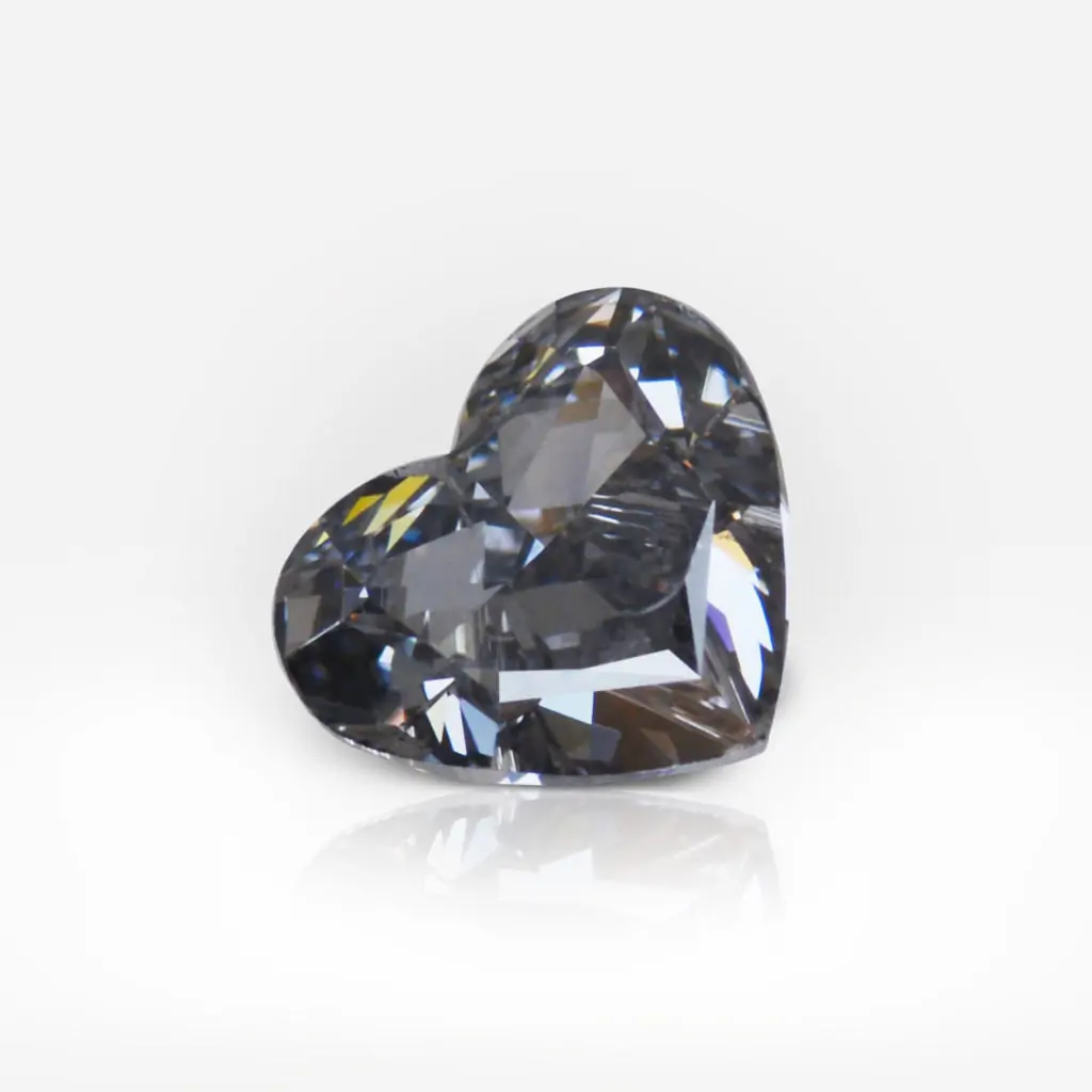 0.81 carat Fancy Violet Gray I1 Heart Shape Diamond GIA