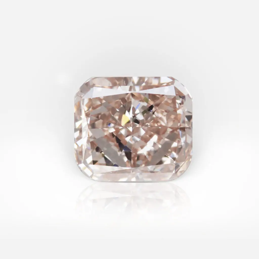 1.00 carat Fancy Brown Pink VS2 Radiant Shape Diamond GIA - picture 1