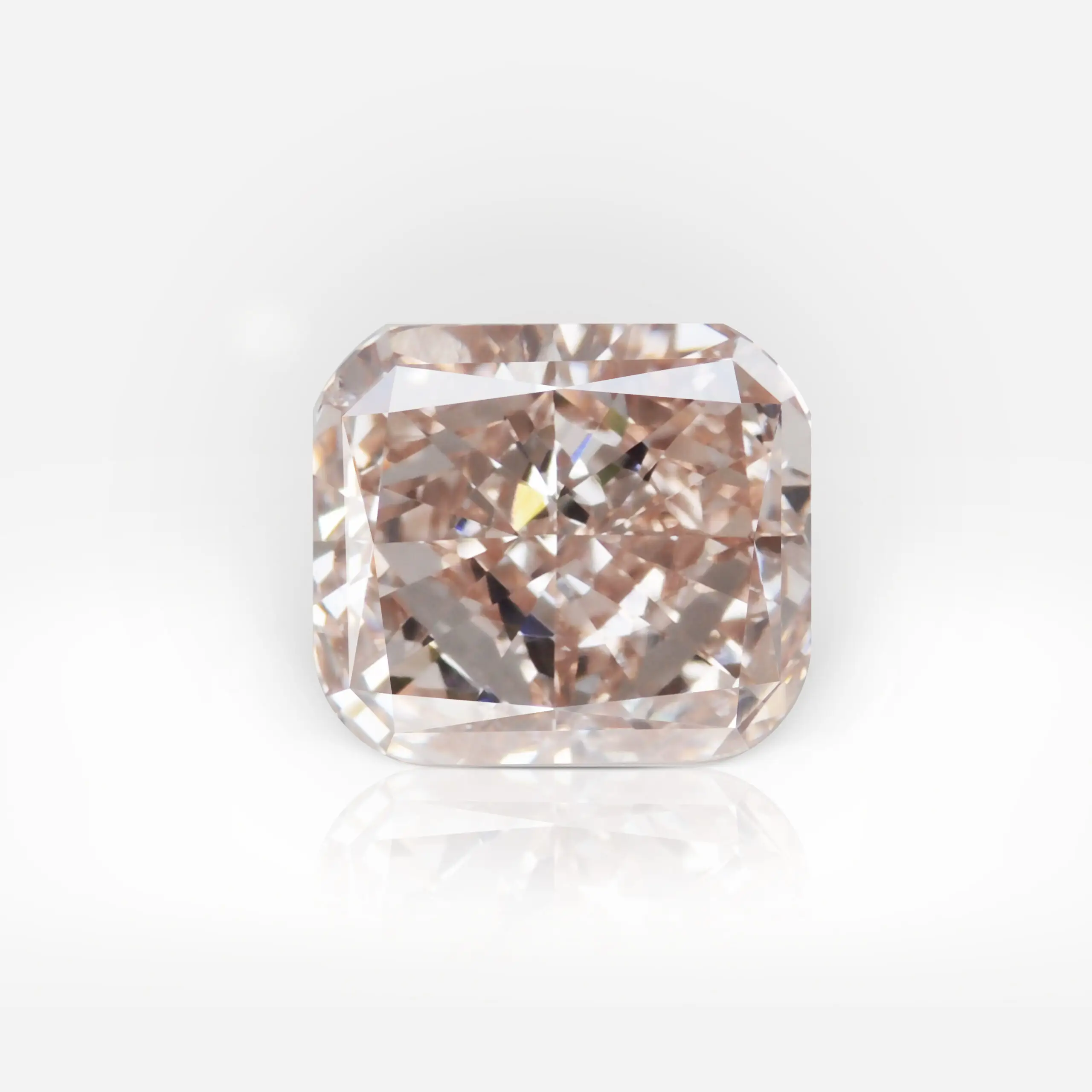 1.00 carat Fancy Brown Pink VS2 Radiant Shape Diamond GIA - picture 1