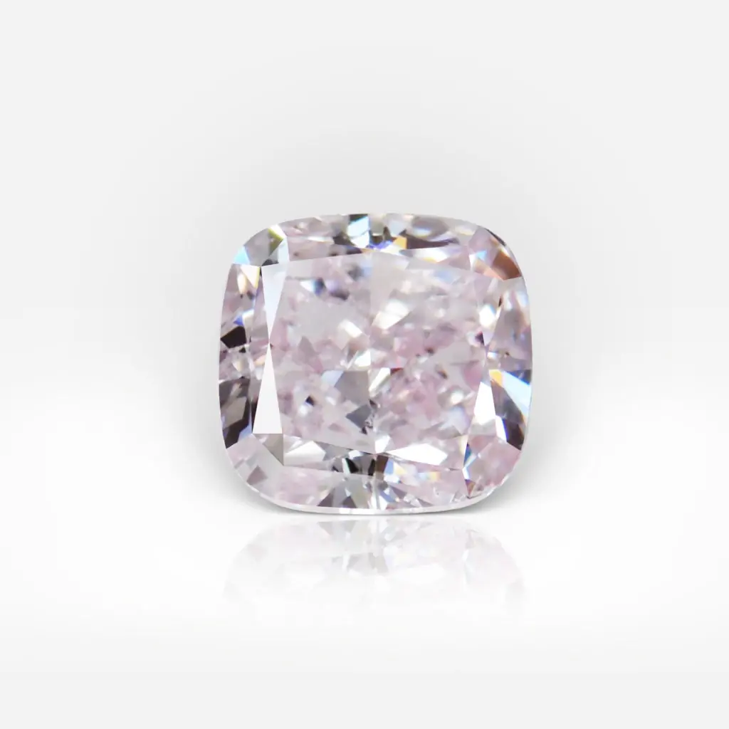 0.21 carat Fancy Light Purplish Pink SI2 Cushion Shape Diamond GIA