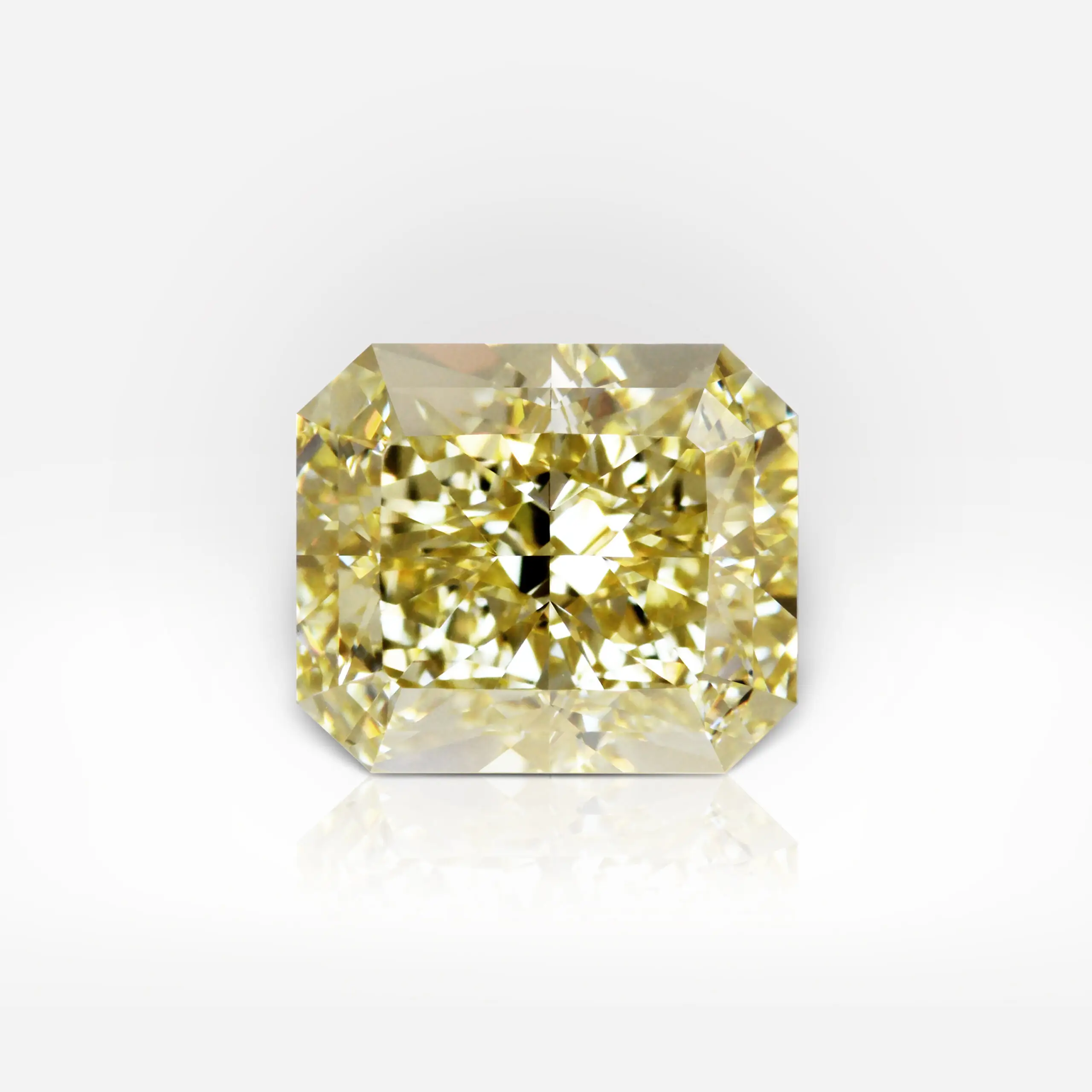 4.69 carat Fancy Yellow FL Radiant Shape Diamond GIA - picture 1