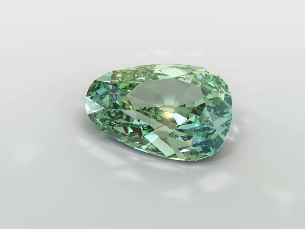 What are green diamonds: how real and expensive they are