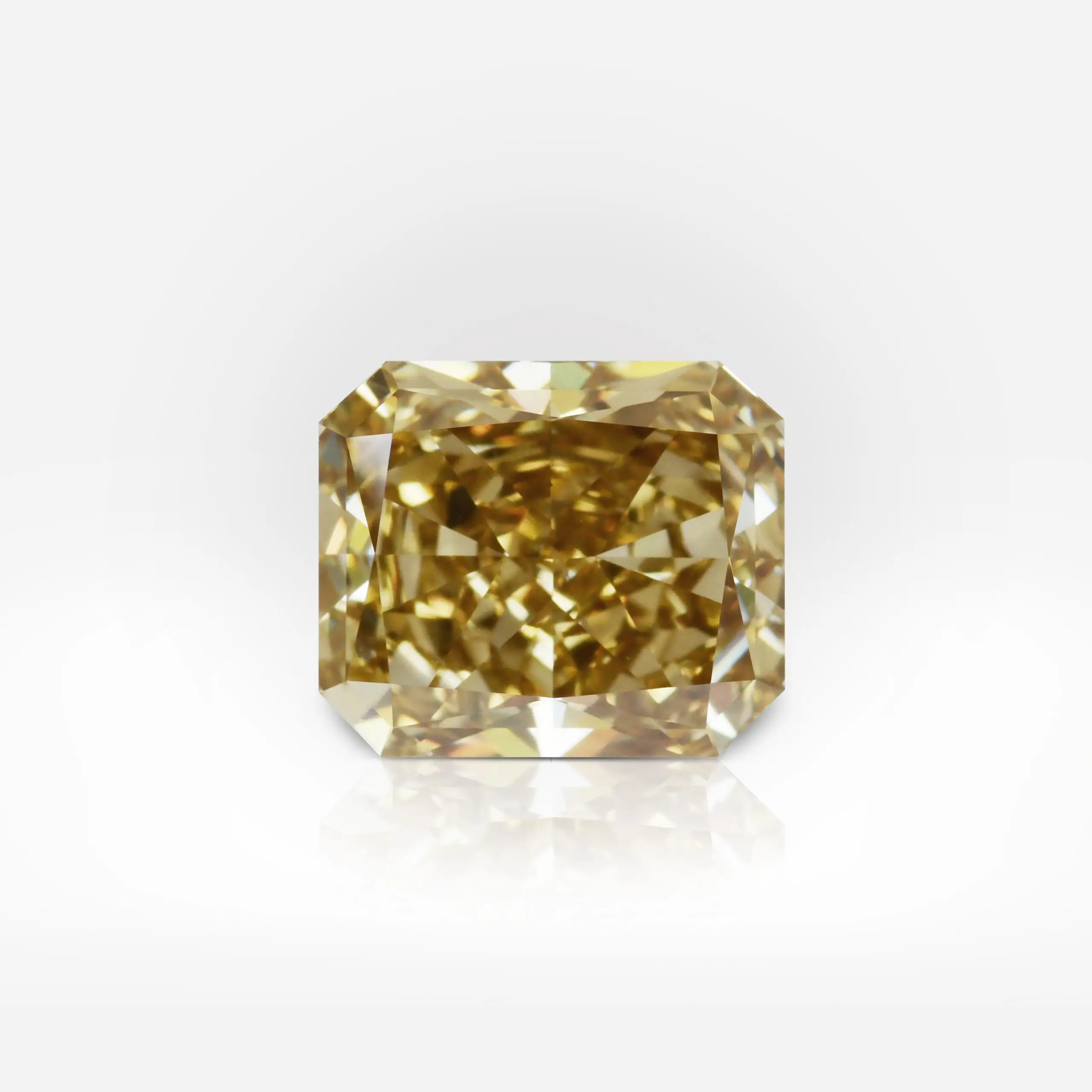 1.57 carat Fancy Deep Brownish Yellow VVS1 Radiant Shape Diamond GIA - picture 1