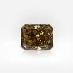 2.21 carat Fancy Dark Brown-Yellow VVS2 Radiant Shape Diamond GIA - thumb picture 1