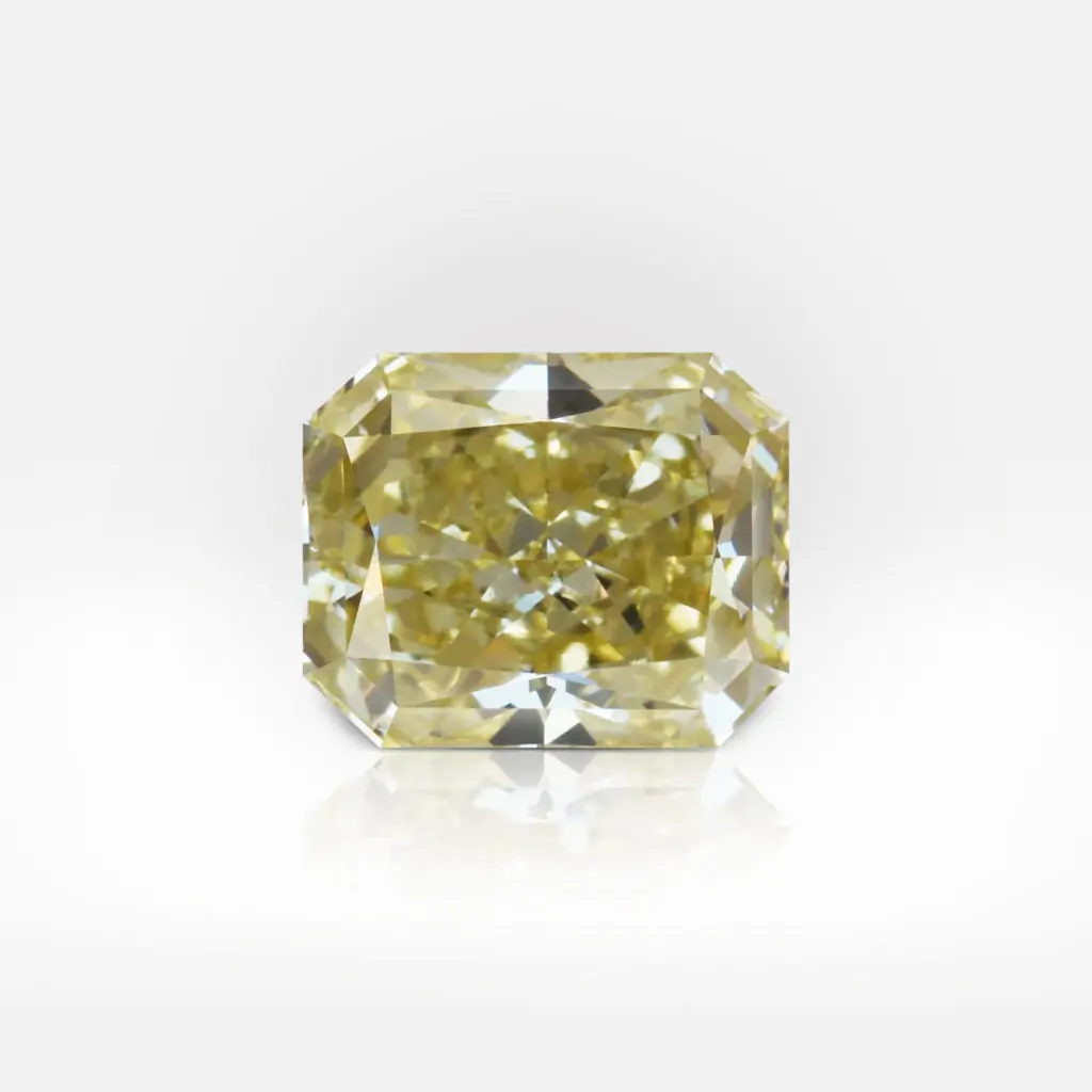 0.70 carat Fancy Yellow I1 Radiant Shape Diamond GIA - picture 1